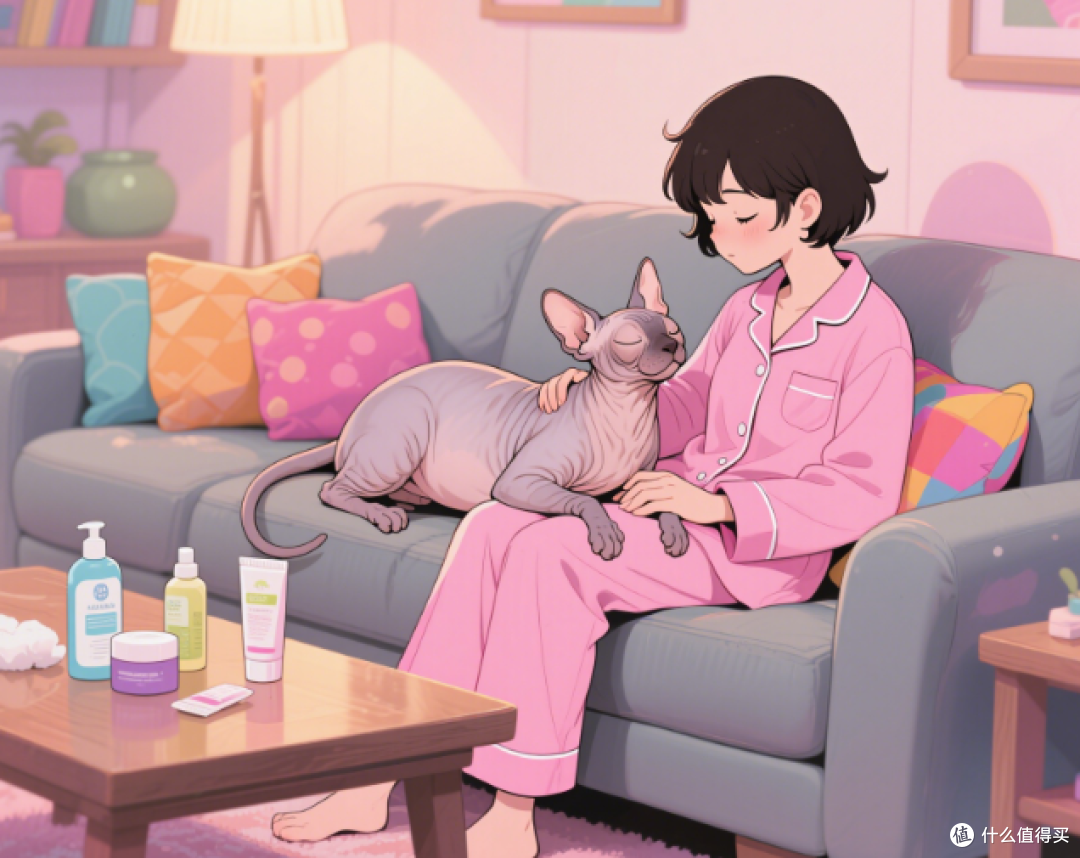 正安安静静午休,猫悄咪咪蹭过来软乎乎趴我脚边