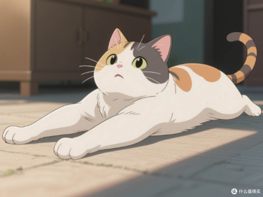 正安安静静午休,猫悄咪咪蹭过来软乎乎趴我脚边