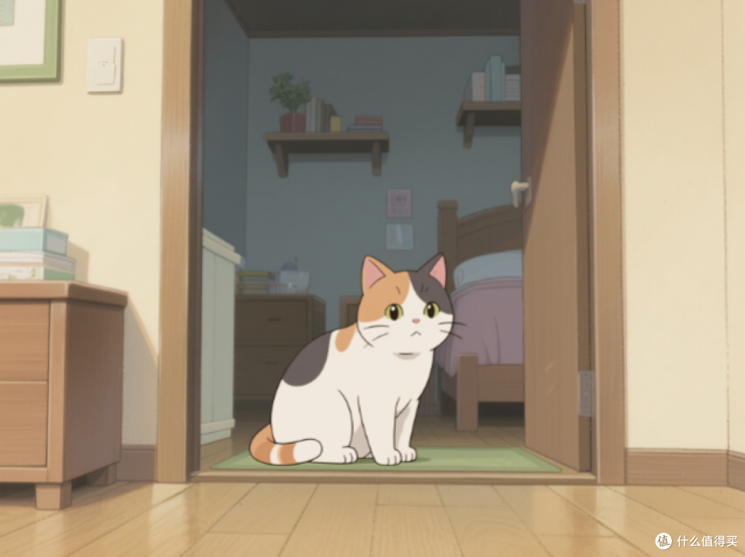 正安安静静午休,猫悄咪咪蹭过来软乎乎趴我脚边