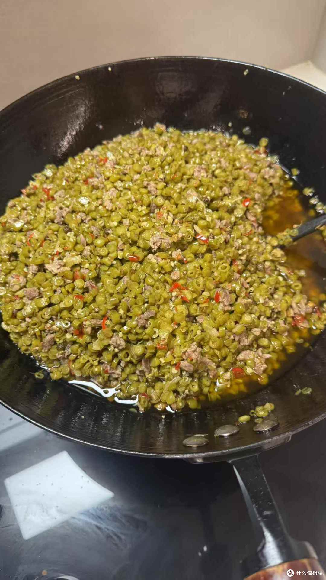 夏天必不可少的一道菜,肉沫豇豆!