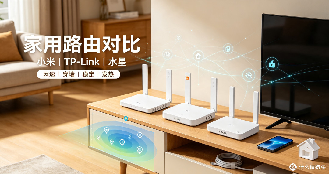家用千兆路由器对比：小米、TP-Link、水星三款平价机型实测