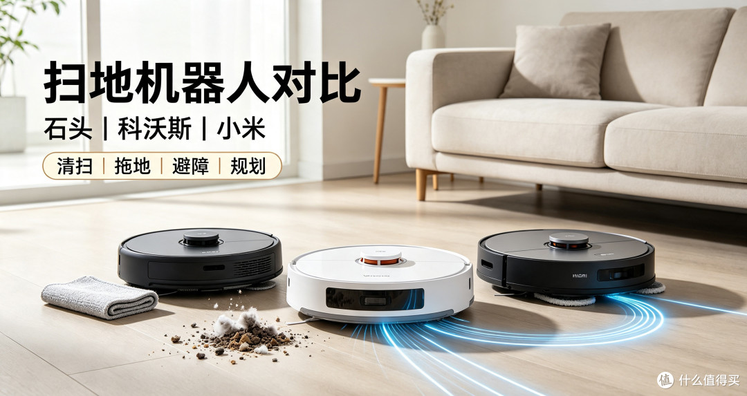 家用扫地机器人对比:石头、科沃斯、小米入门款实测