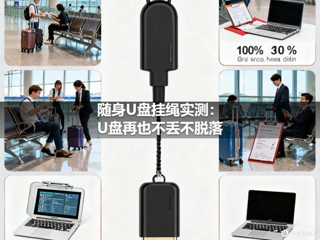 随身U盘挂绳实测:U盘再也不丢不脱落