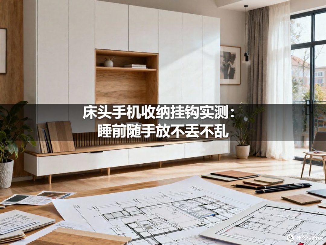 床头手机收纳挂钩实测:睡前随手放不丢不乱