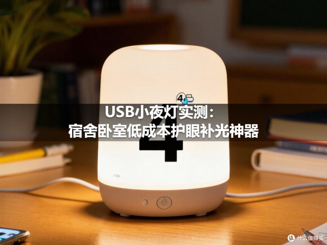 USB小夜灯实测:宿舍卧室低成本护眼补光神器