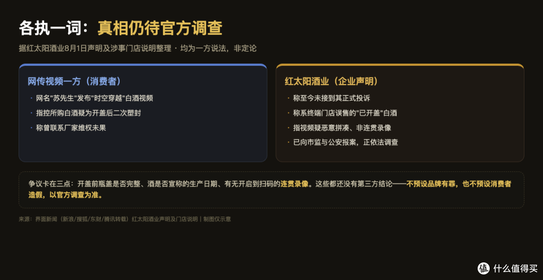 各方执意：真相仍有待官方调查