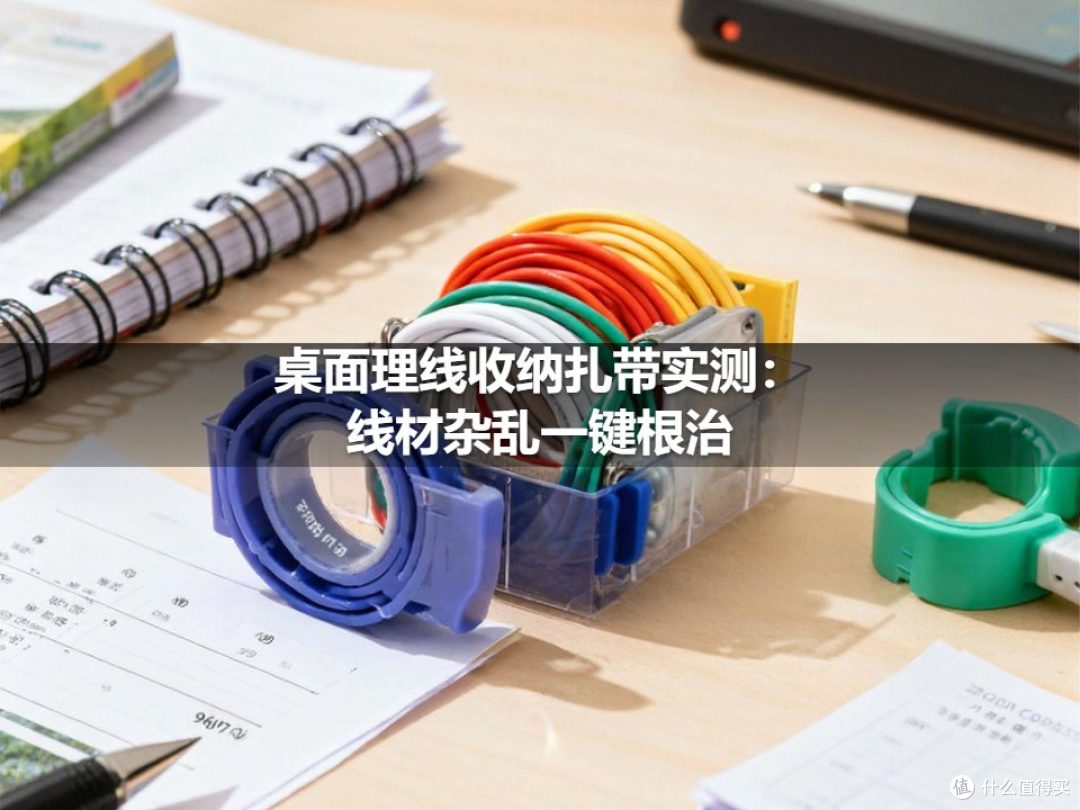 桌面理线收纳扎带实测:线材杂乱一键根治