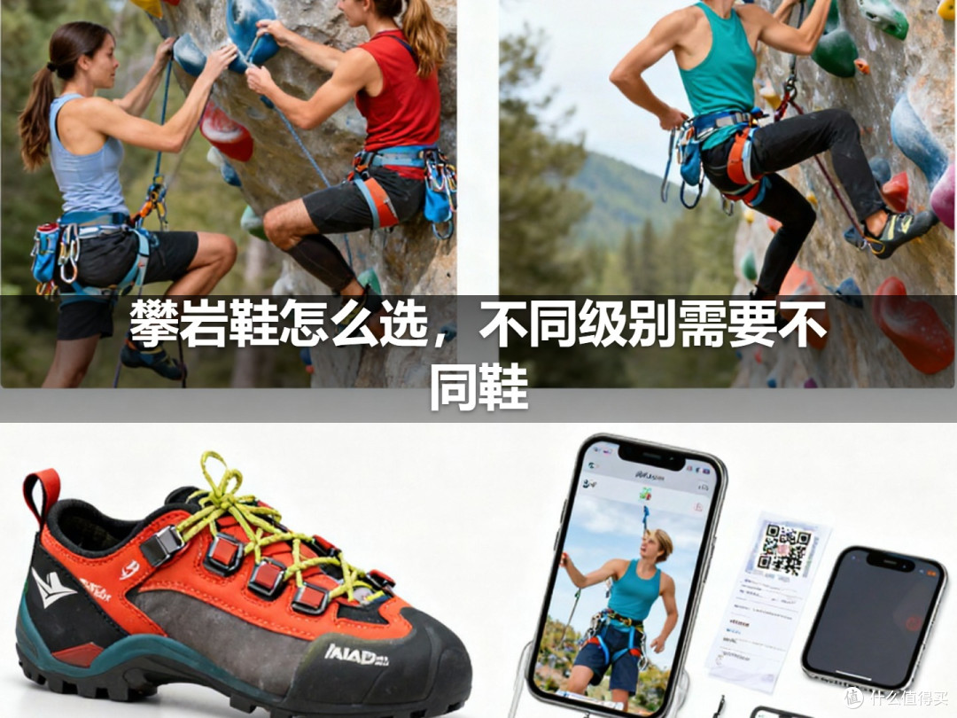 攀岩鞋怎么选,不同级别需要不同鞋