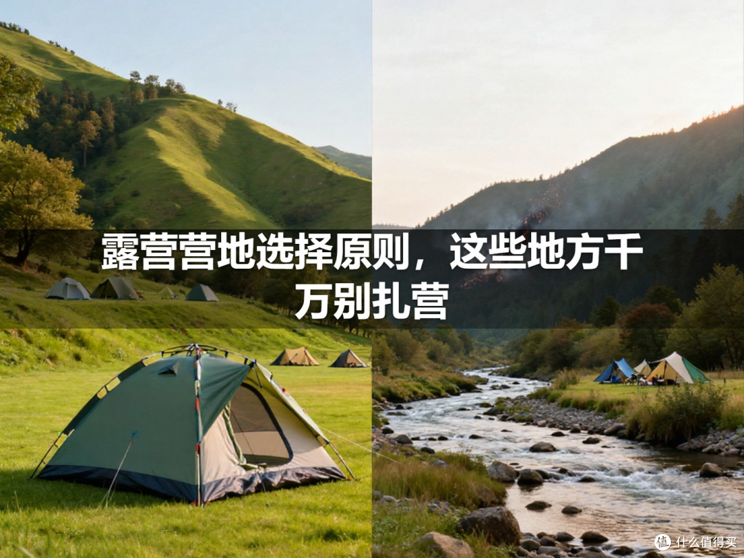 露营营地选择原则,这些地方千万别扎营
