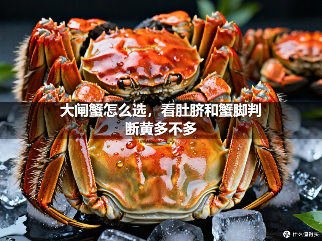大闸蟹怎么选,看肚脐和蟹脚判断黄多不多