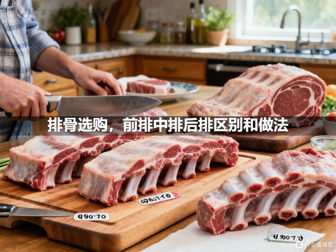 排骨选购，前排中排后排区别和做法