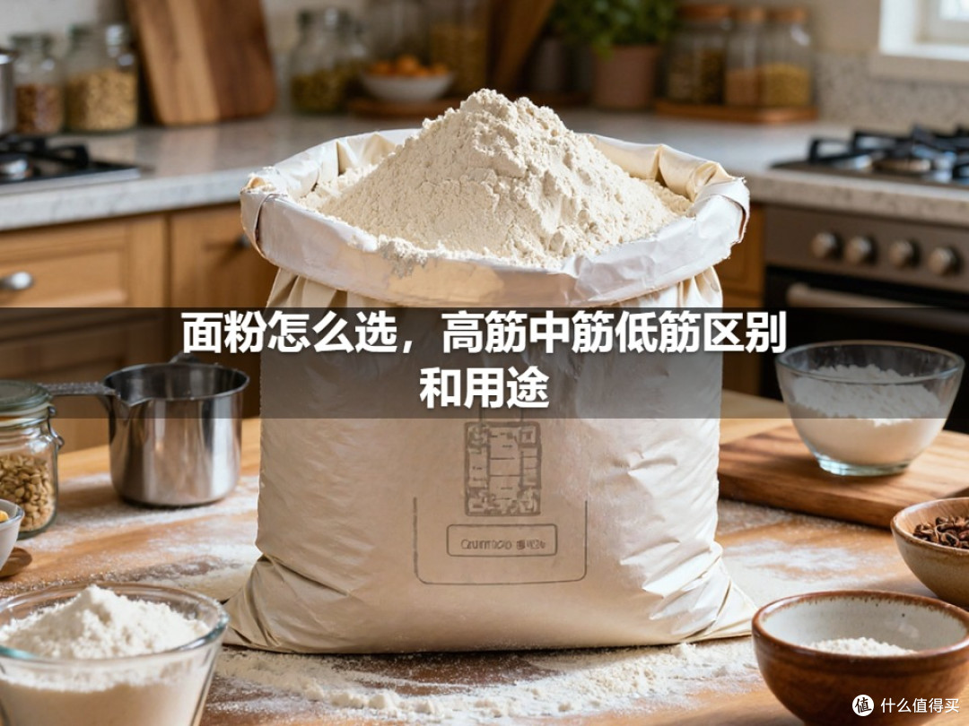 面粉怎么选,高筋中筋低筋区别和用途