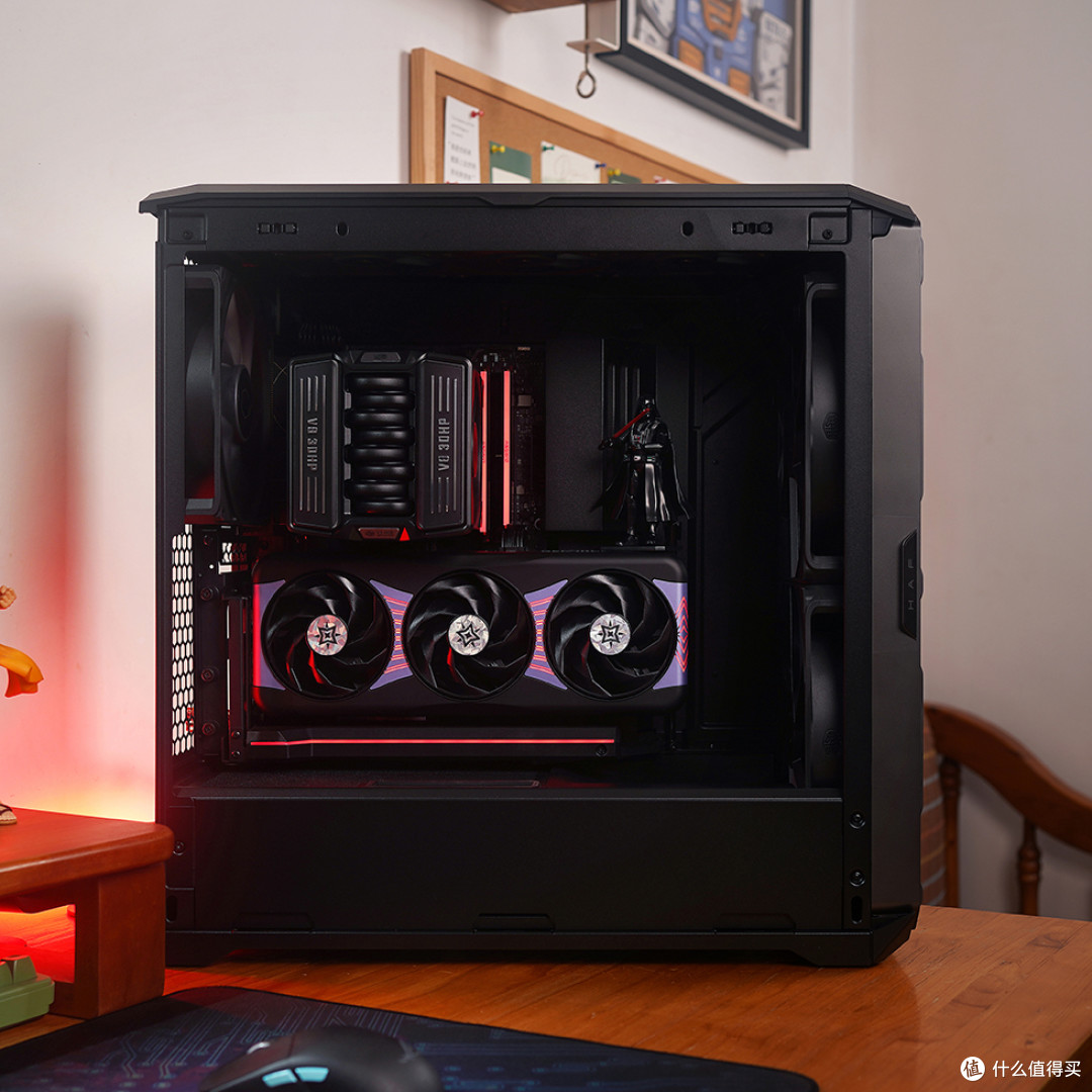 黑武士—9900X+ProArt X870+RTX5080+酷冷HAF II 500机箱装机分享