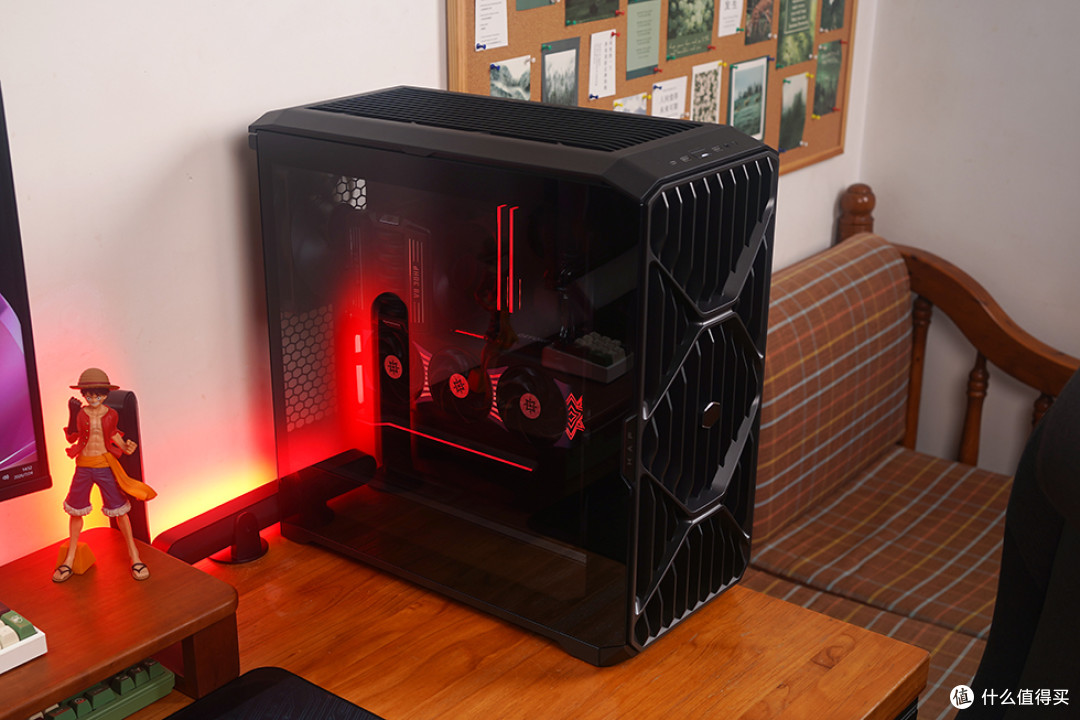 黑武士—9900X+ProArt X870+RTX5080+酷冷HAF II 500机箱装机分享