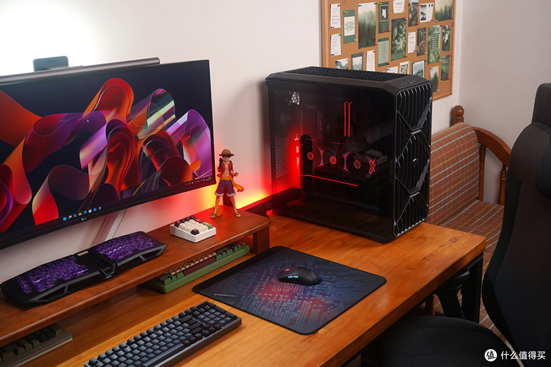 黑武士—9900X+ProArt X870+RTX5080+酷冷HAF II 500机箱装机分享