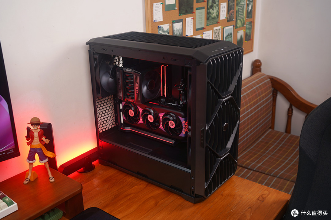 黑武士—9900X+ProArt X870+RTX5080+酷冷HAF II 500机箱装机分享
