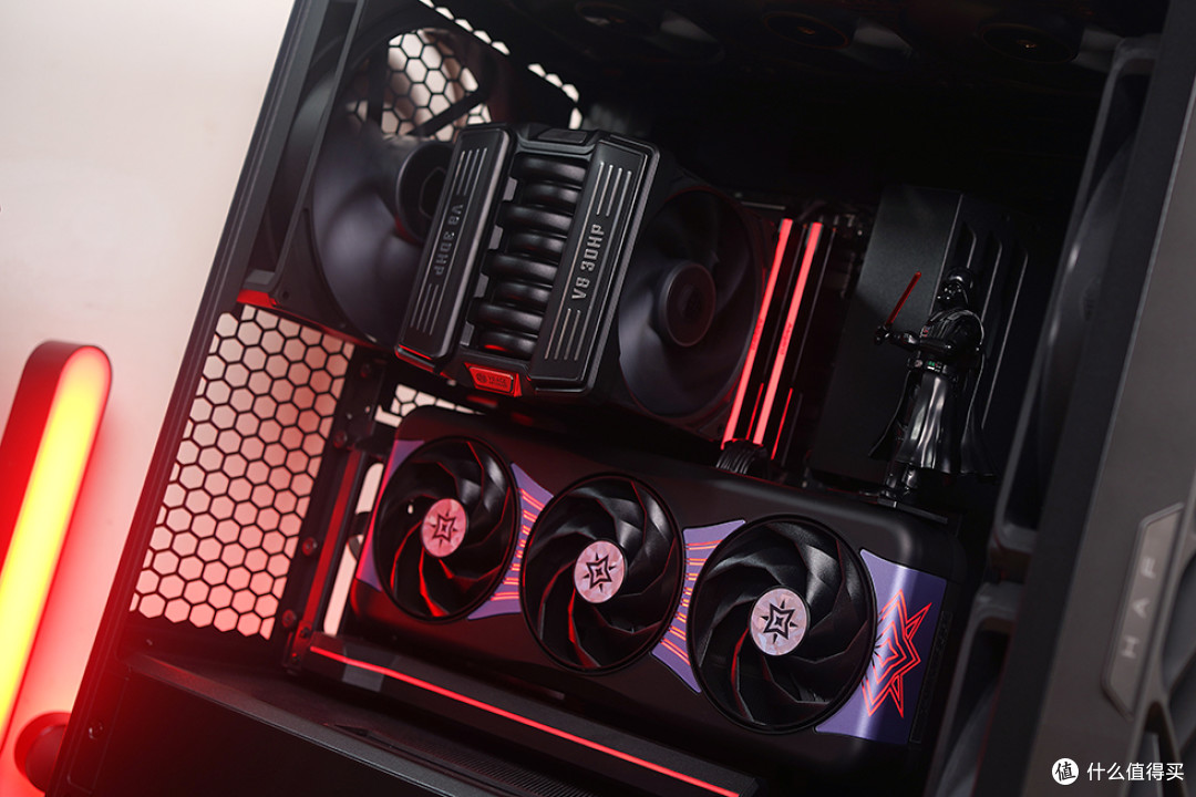 黑武士—9900X+ProArt X870+RTX5080+酷冷HAF II 500机箱装机分享