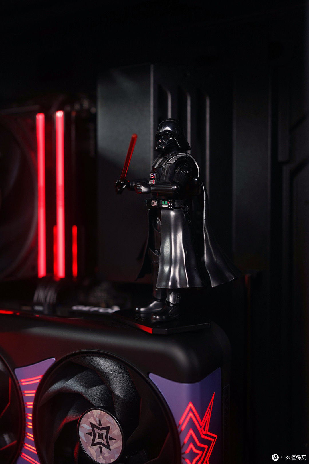 黑武士—9900X+ProArt X870+RTX5080+酷冷HAF II 500机箱装机分享