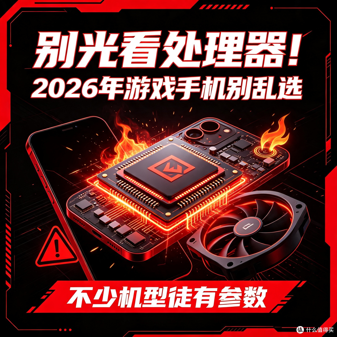 别光看处理器!2026年游戏手机别乱选,不少机型徒有参数