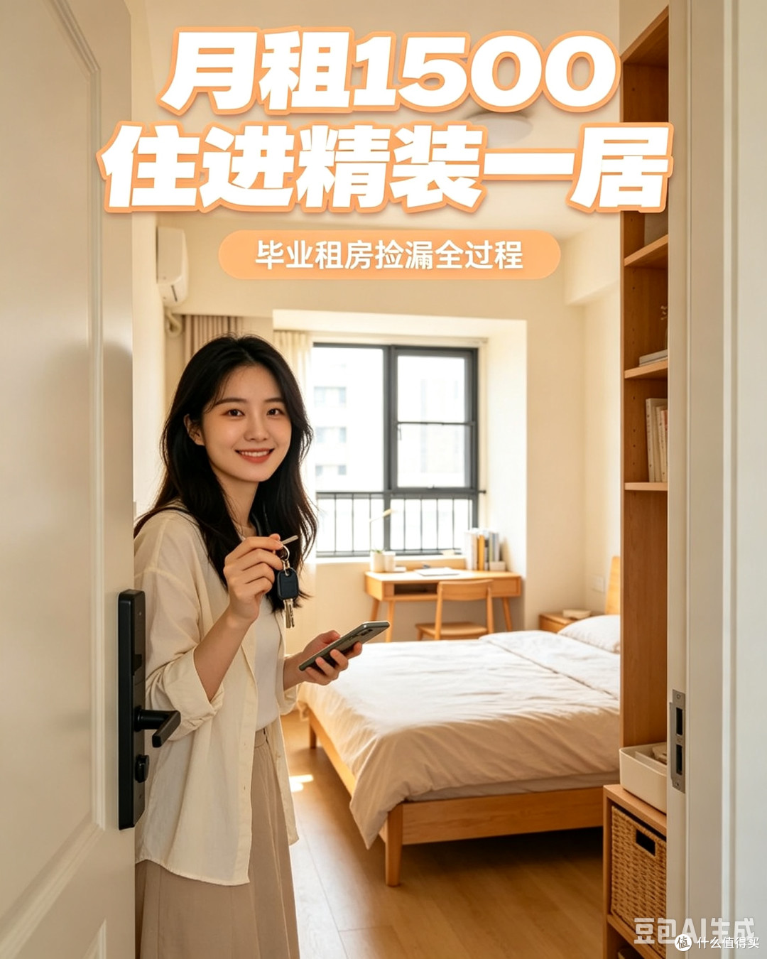 月租1500拿下精装一居!毕业租房捡漏全流程,三天砍价省下300元