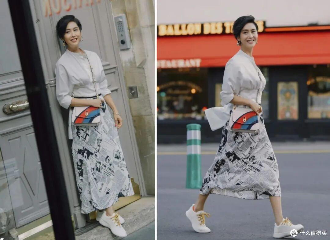 紫霞仙子朱茵:身高不足160cm,这些穿搭技巧,让她美到与众不同