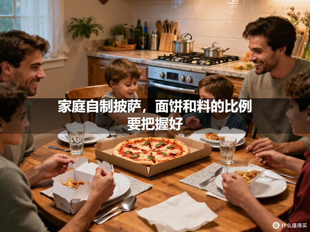家庭自制披萨,面饼和料的比例要把握好
