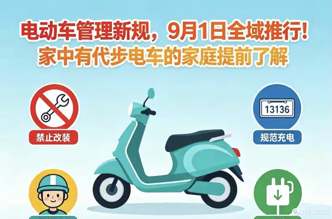 电动车新规9月1日全面实施,家里有两轮代步车务必提前知晓