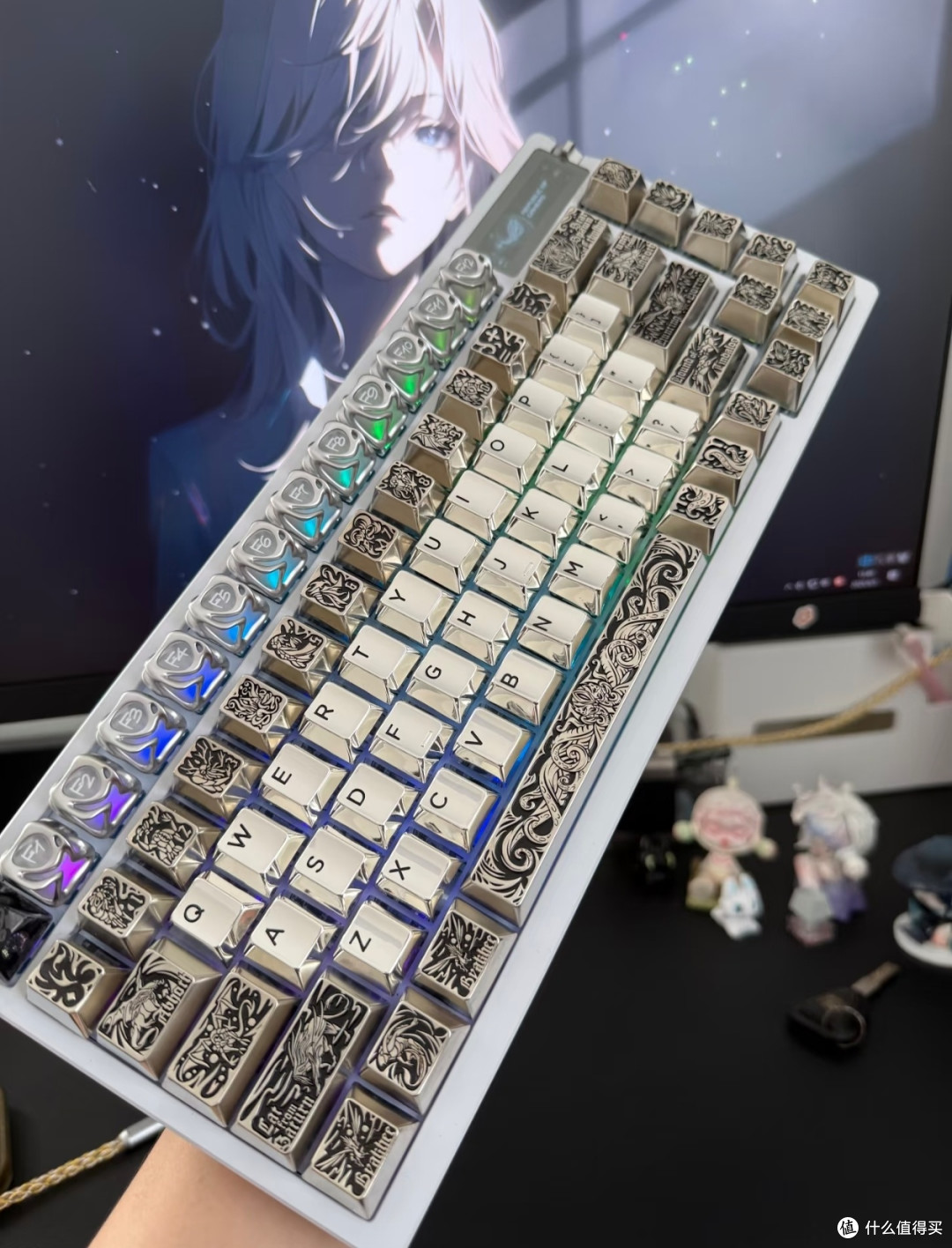 斥巨资入手客制化金属键帽!贵价外设我这次终于冲对了😭