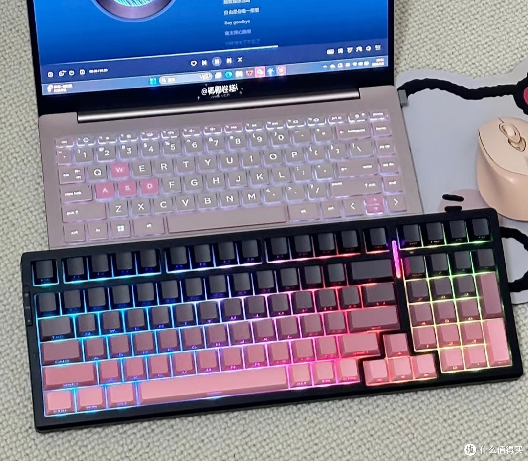 猛男粉遇到蝴蝶姬,迈从G87V2颜值和手感玩出新高度