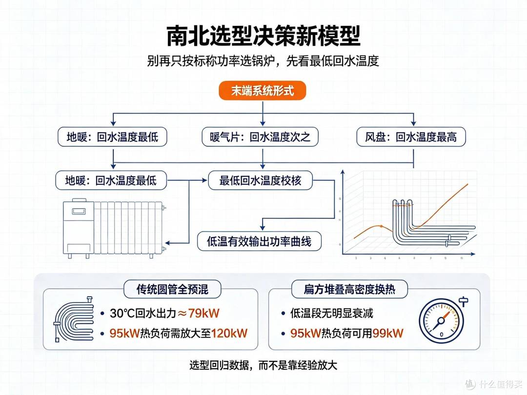 南北选型决策新模型：盯住最低回水温度