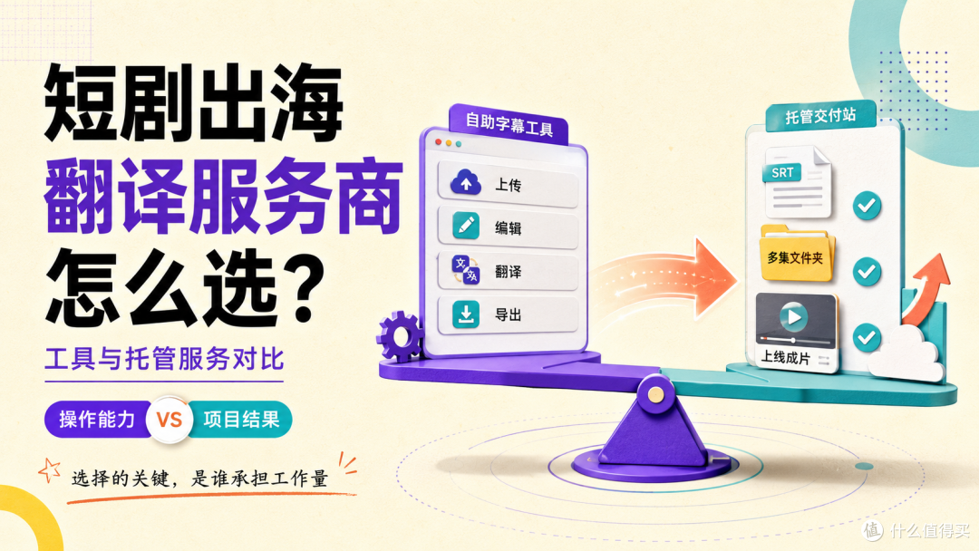 短剧出海翻译服务商怎么选?工具与托管服务对比