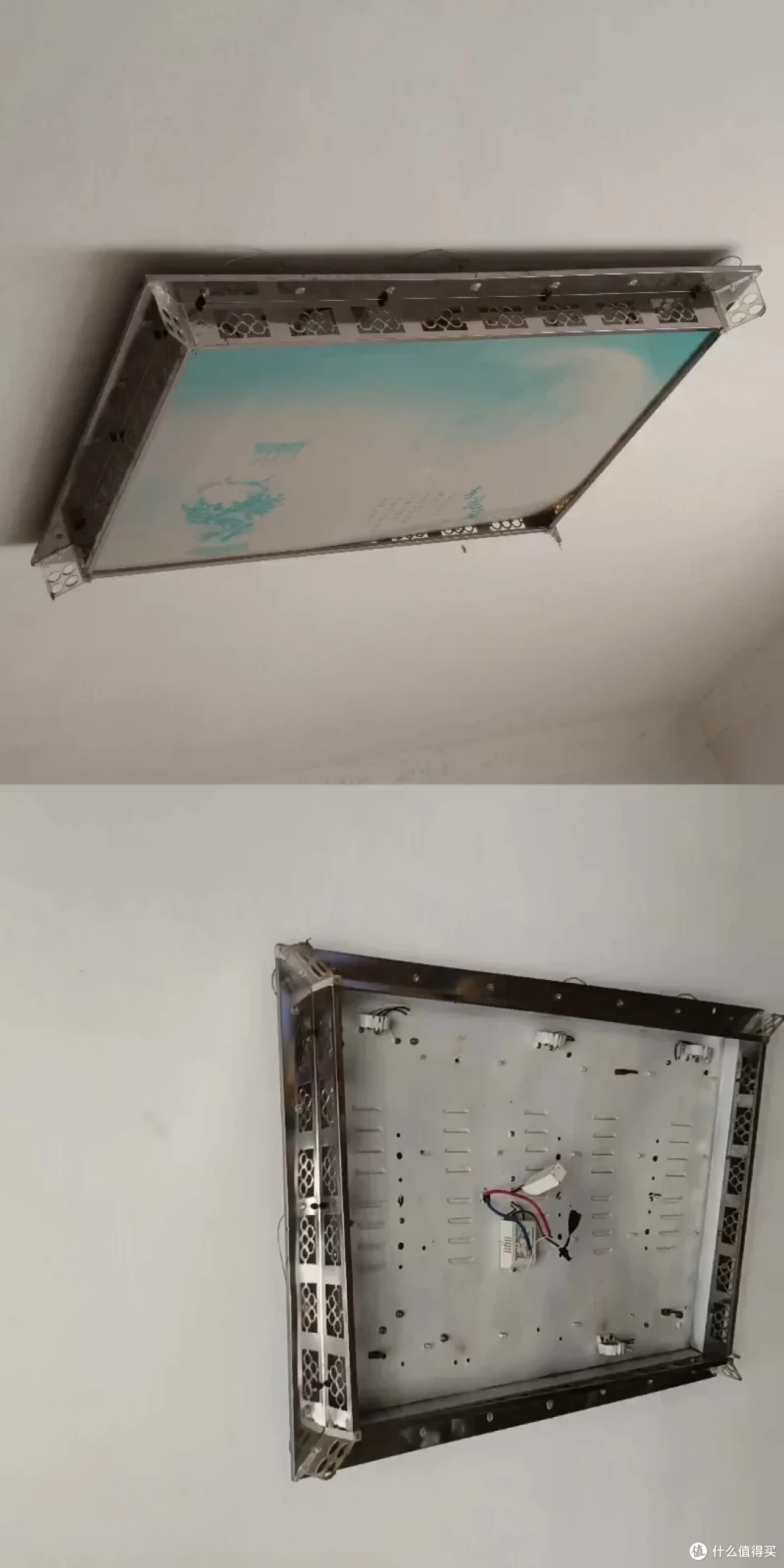 旧灯拆下过程