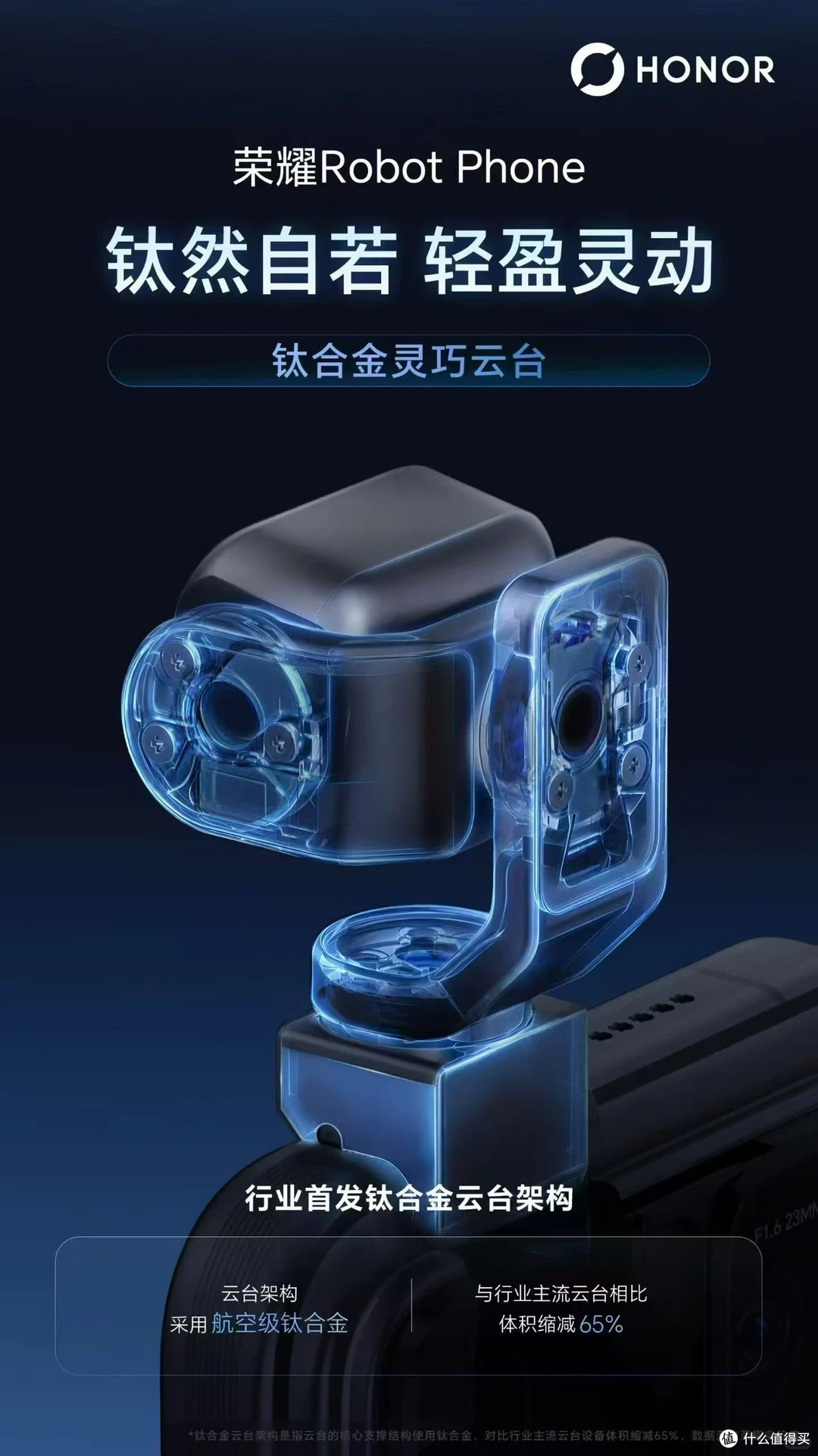 16GB+1TB!荣耀Robot Phone发布,内置四自由度钛合金机械云台!