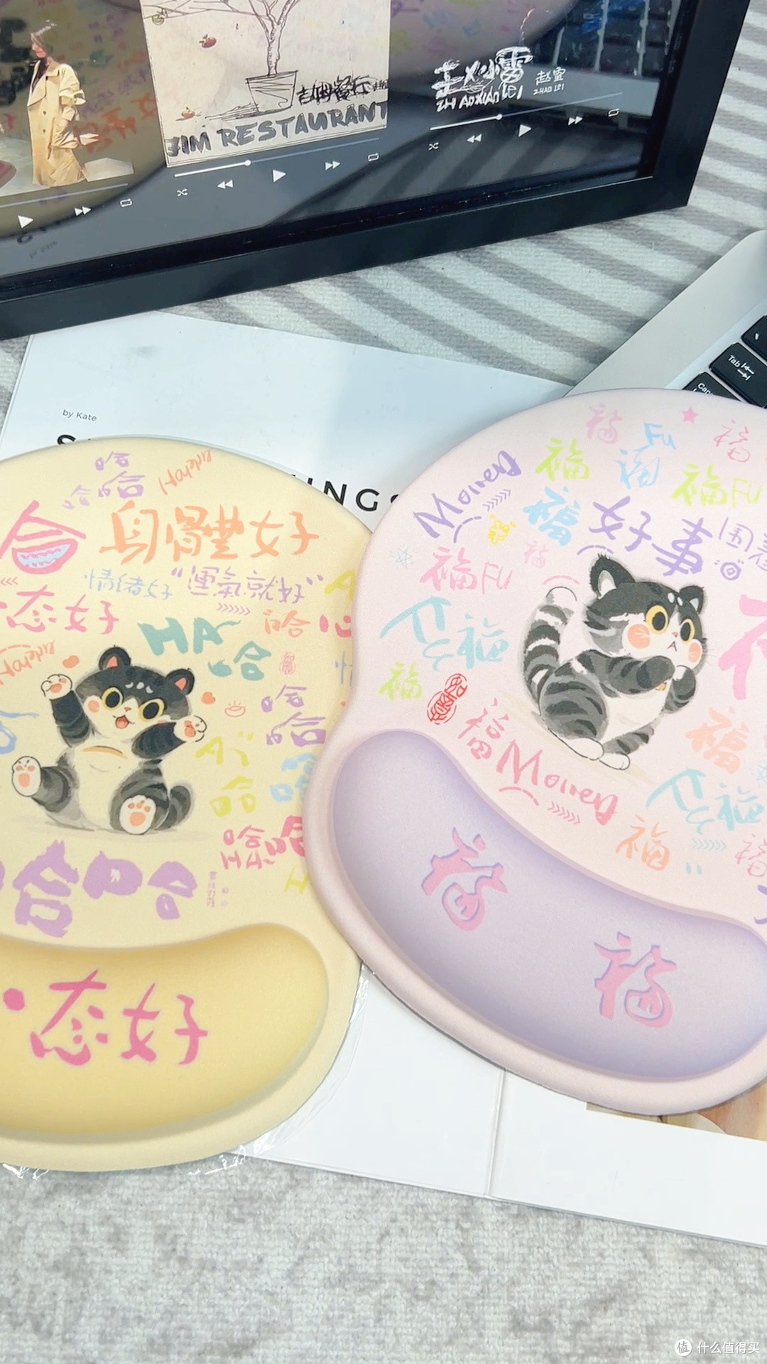 工位治愈神器!这只猫咪护腕垫让我爱上上班
