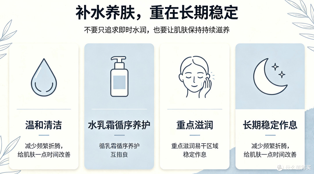干皮细纹越来越多?这样补水养肤真的很稳