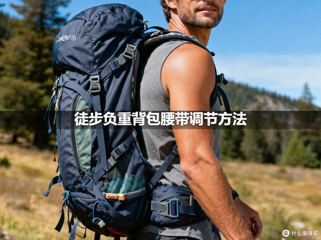 徒步负重背包腰带调节方法