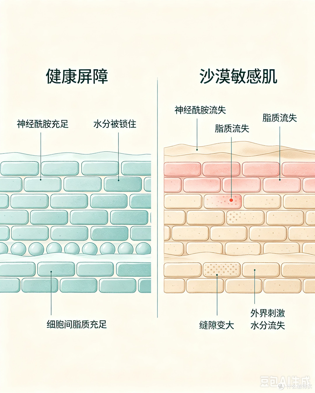 沙漠皮+敏感肌护肤科普:干到起皮,修护保湿套装怎么选?