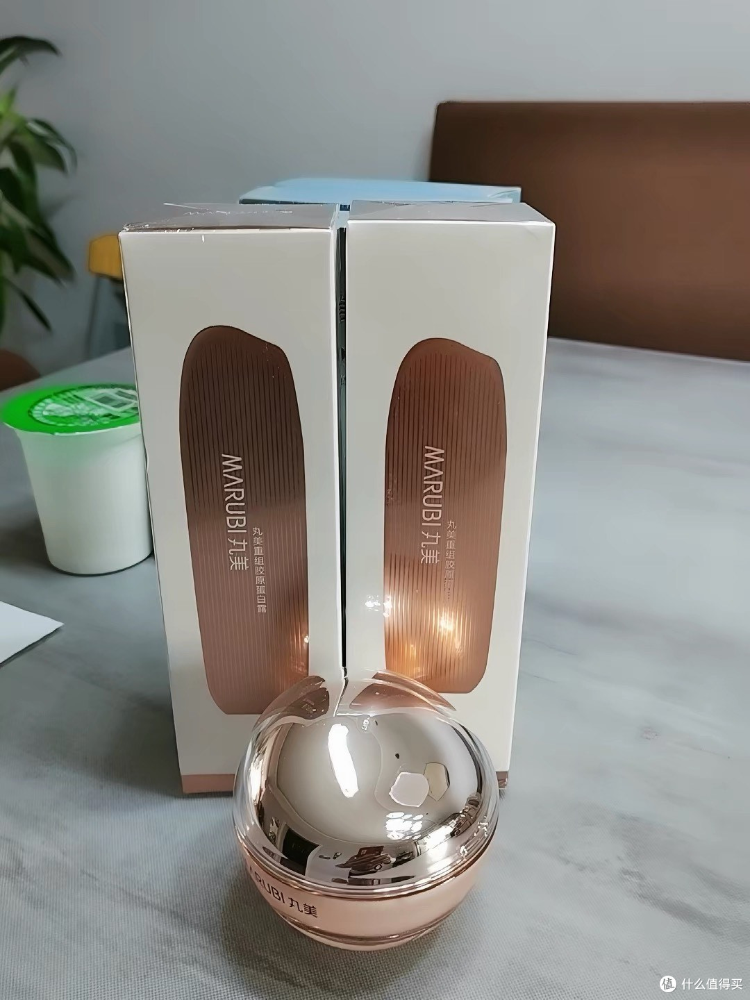 七夕送老婆丸美小金针水乳套装,她笑说这是我今年最懂她的礼物