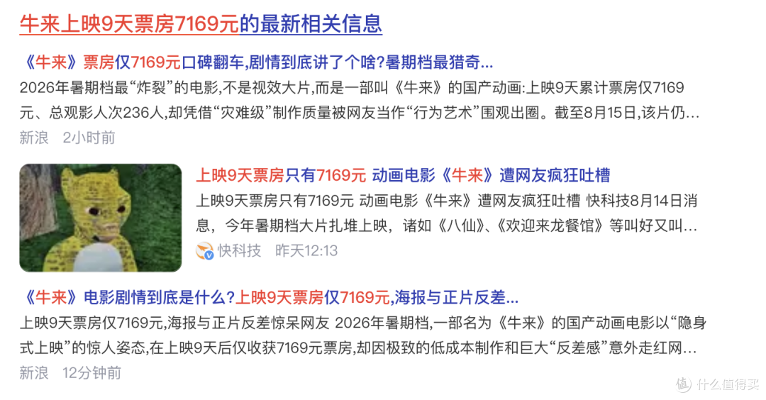 牛来火了,上映10天票房7000元,《牛来》到底是什么来头