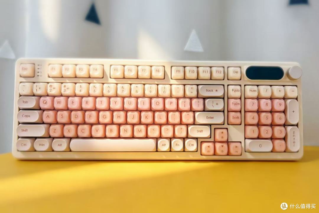 温柔桌搭神器|BOW-G98粉底液三模机械键盘,麻将音码字党狂喜!