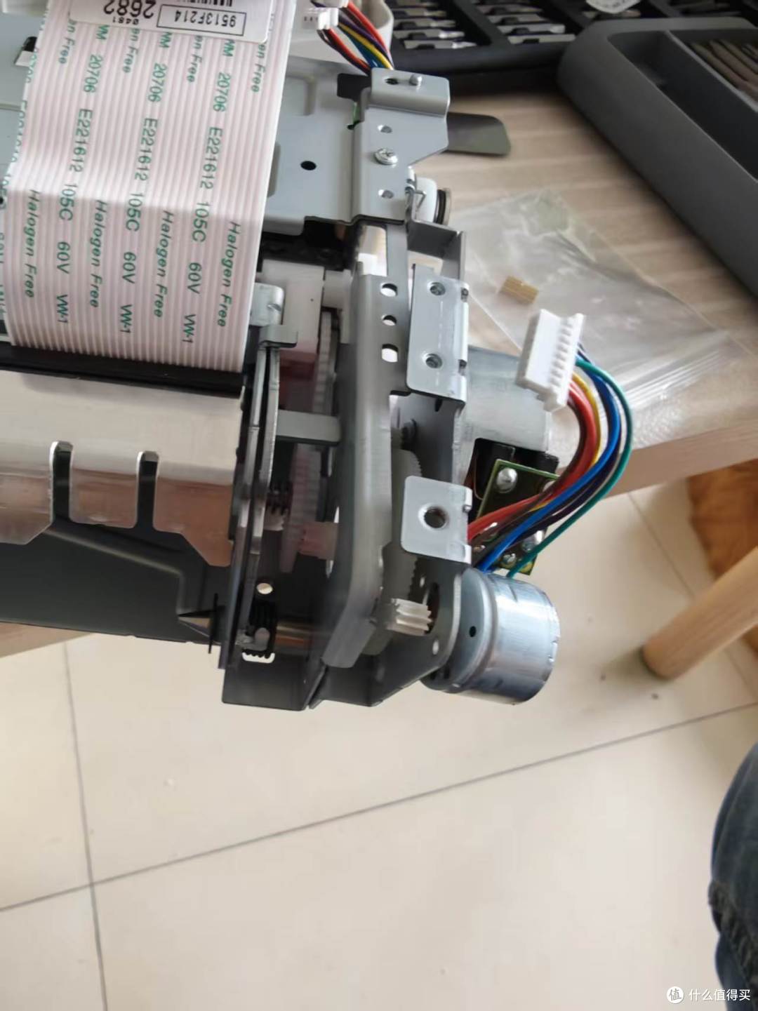 米家照片打印机维修,打印全部是黄色底片的故障!