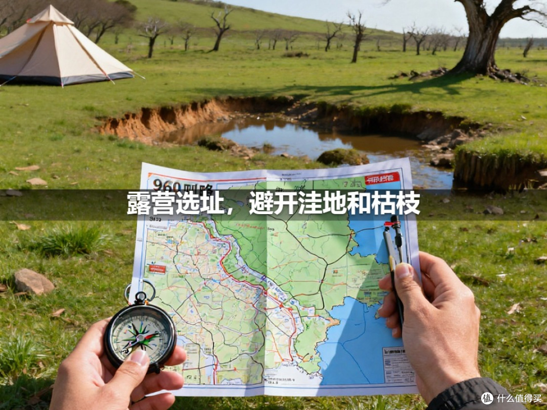 露营选址,避开洼地和枯枝