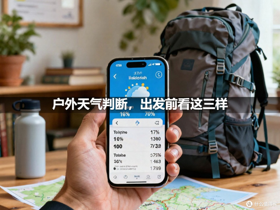 户外天气判断,出发前看这三样