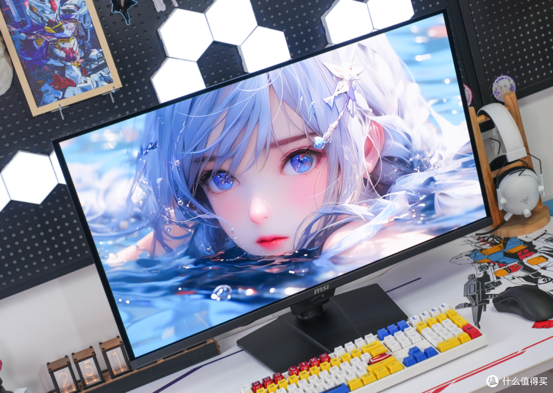 今年最稳的4K OLED显示器?微星MPG 322UR QD-OLED X24流光实测