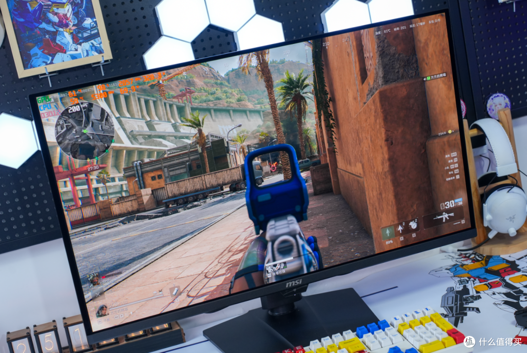 今年最稳的4K OLED显示器?微星MPG 322UR QD-OLED X24流光实测