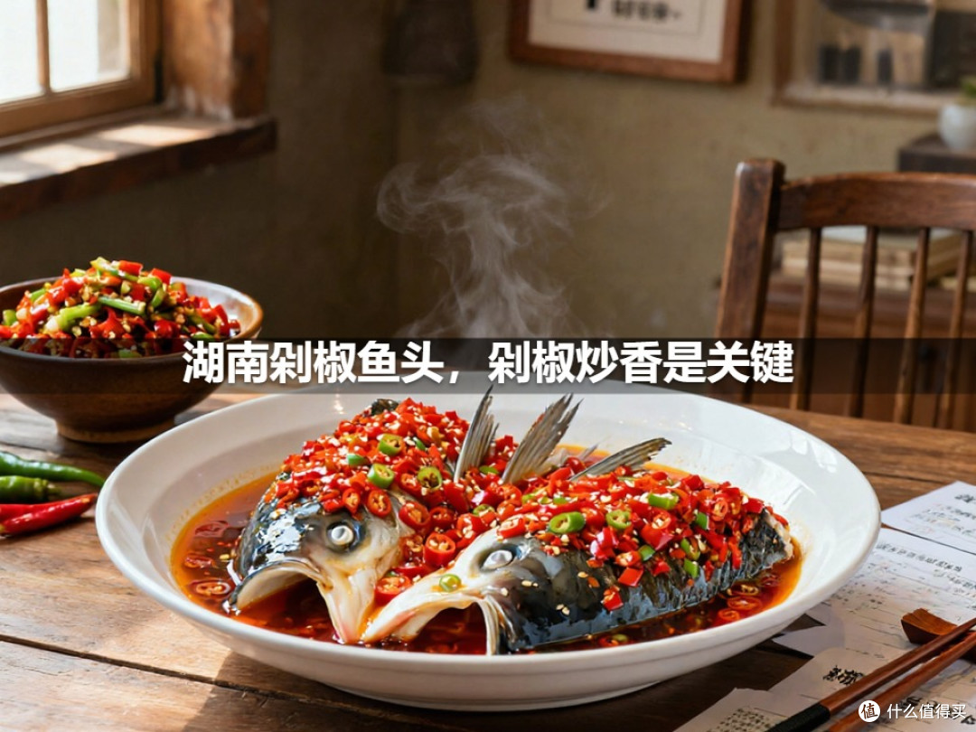 湖南剁椒鱼头,剁椒炒香是关键