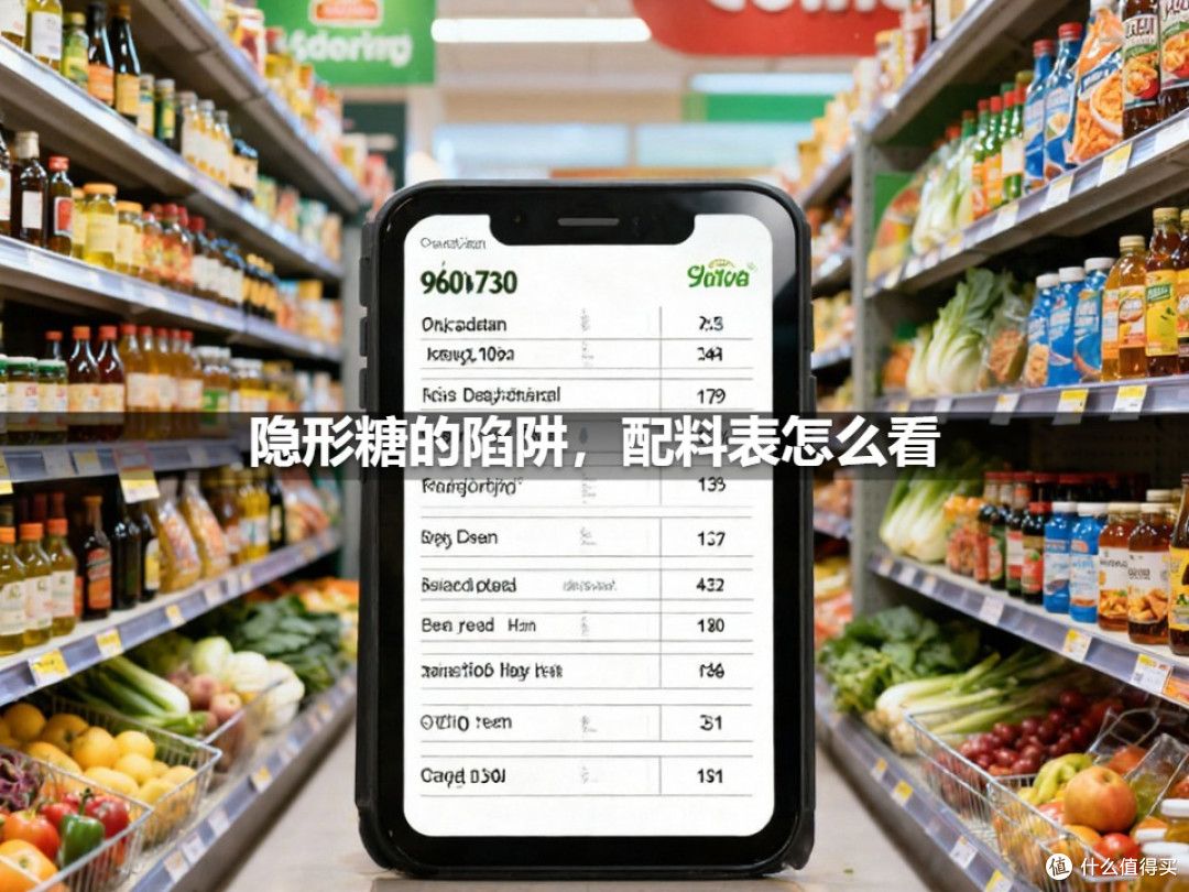 隐形糖的陷阱,配料表怎么看