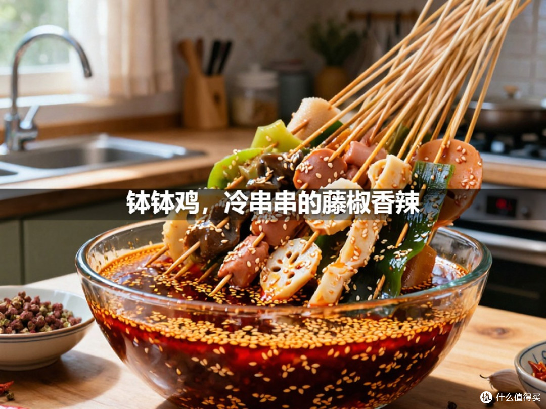 钵钵鸡,冷串串的藤椒香辣
