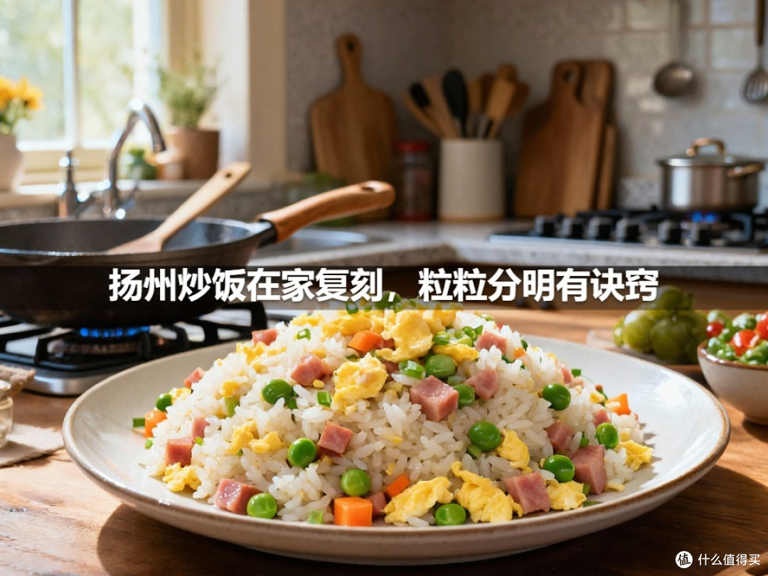 扬州炒饭在家复刻,粒粒分明有诀窍