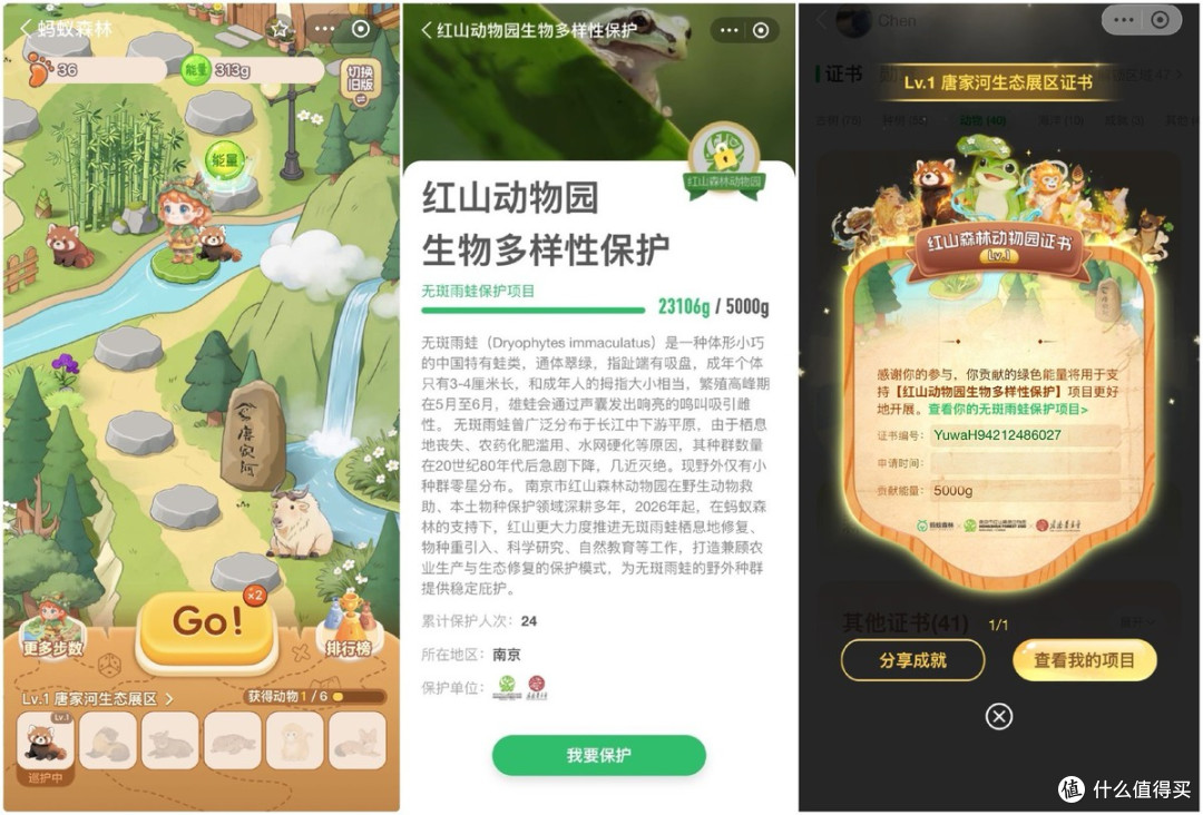 蚂蚁森林携手红山动物园，打造“身边的自然教育”